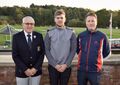 LtoR: Graham Barton (President), Jack Malone (Rugby GC), Fraser Liston (Director of Golf Forest of Arden)